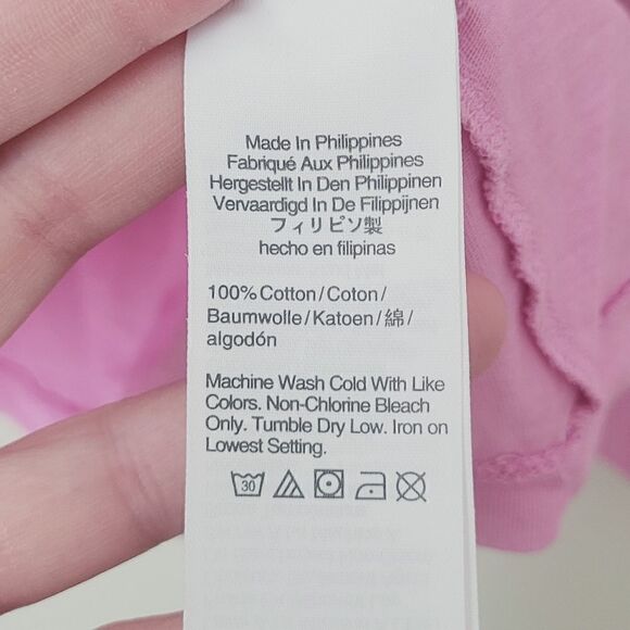 J.Crew Long Sleeve Tissue Turtleneck in Light Purple Pink Size Large - Picture 4 of 5